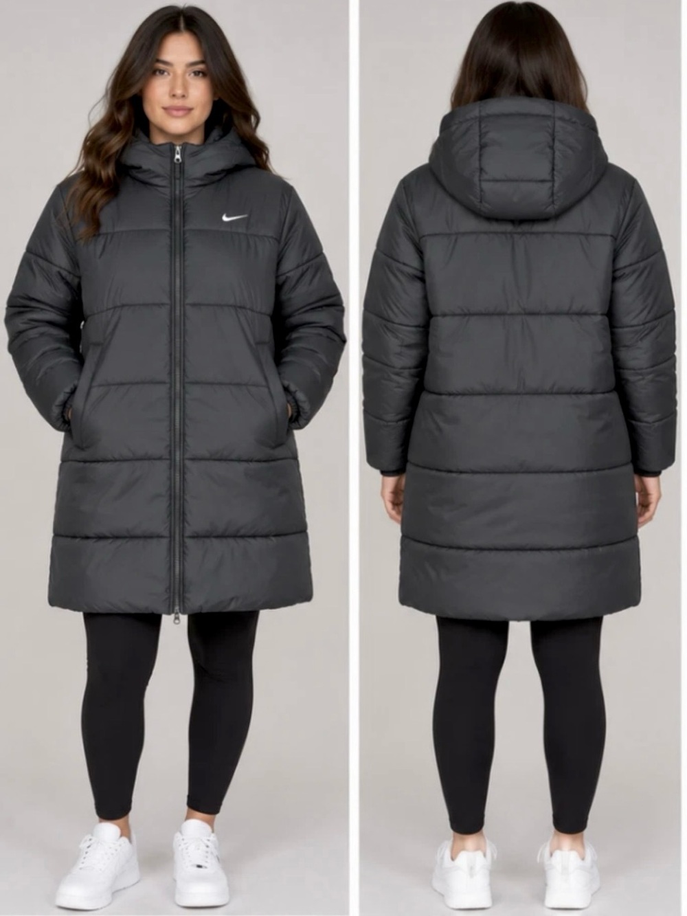Nike Therma-FIT Puffer Parka Hooded Loose fit Sportswear Coat Jacket HV4912-010